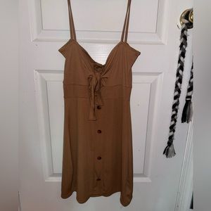 Pretty Little Thing Brown Dress